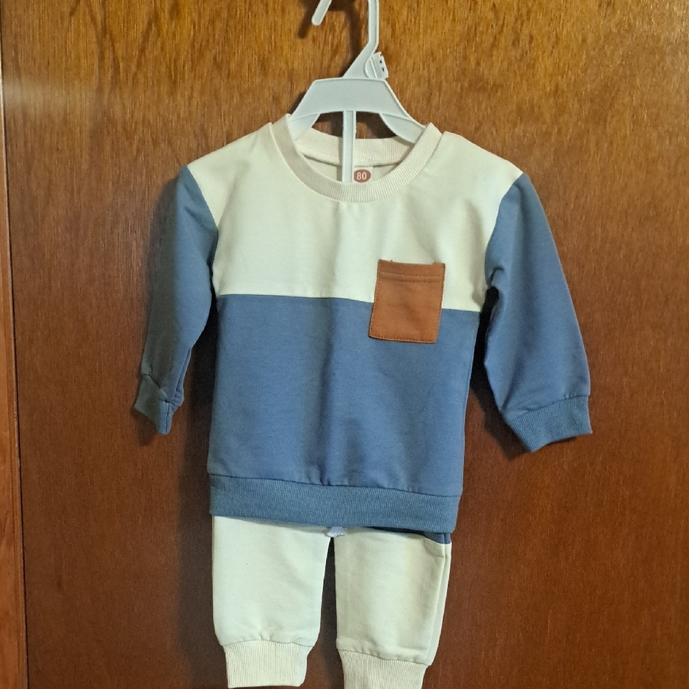 NWOT Sweatshirt with Sweatpants Size 80 (9-12 Months) (See Measurements)